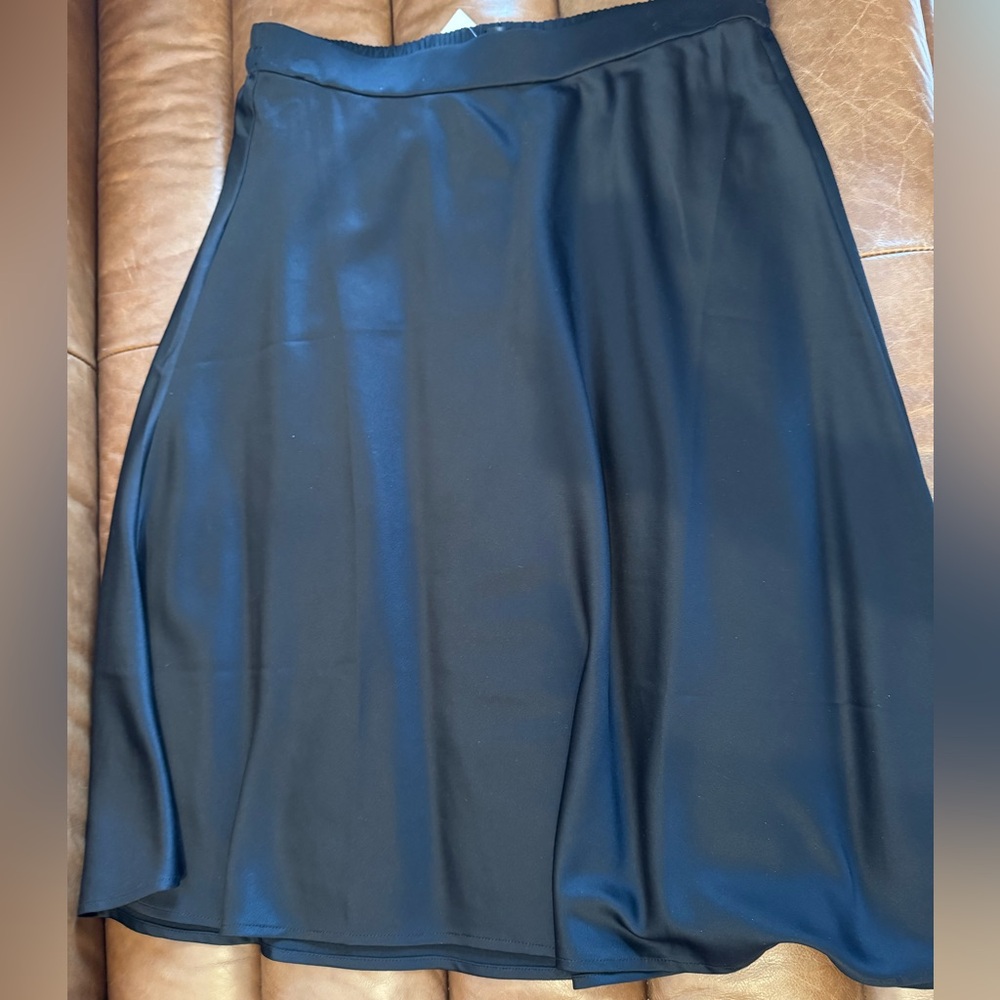 Two NWT satin fabric skirts - dressbarn M - Picture 5 of 6